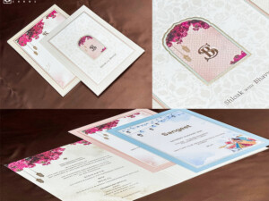 Designer Wedding Card BM 441