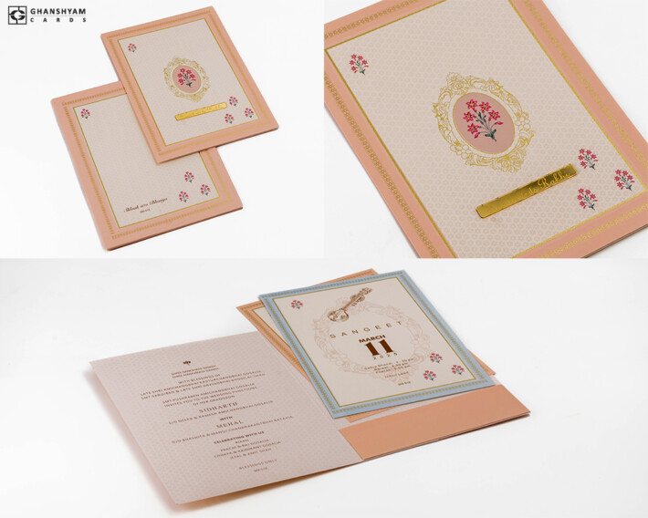 Designer Multifaith Wedding Card BM 518