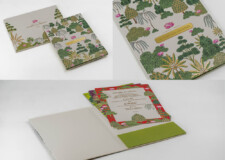 Pichwai Theme Wedding Card Design BM 529
