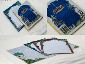 Blue Garden Theme Wedding Card DS Legend 04