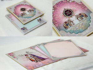 Royal Elephant Theme Wedding Card DS Legend 06