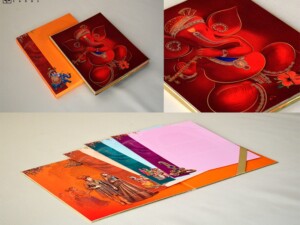 Ganesh / Ganpati Traditional Hindu Wedding Card DS LEXUS 09