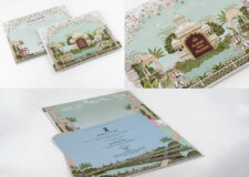 Traditional Elephant Theme Wedding Invitation DS Limfy 05