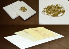 Ganesh Laser Cut Padded Wedding Card GC 2051