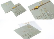 Acrylic Designer Engagement Invitation LM 1044