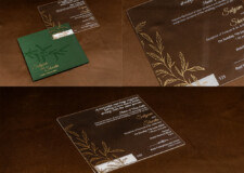 Transparent Acrylic Designer Invitation Design LM 535