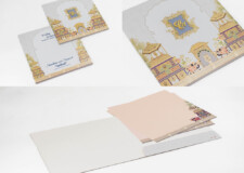 Budget Economical Wedding Card LM 645
