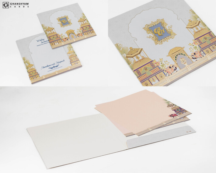 Budget Economical Wedding Card LM 645
