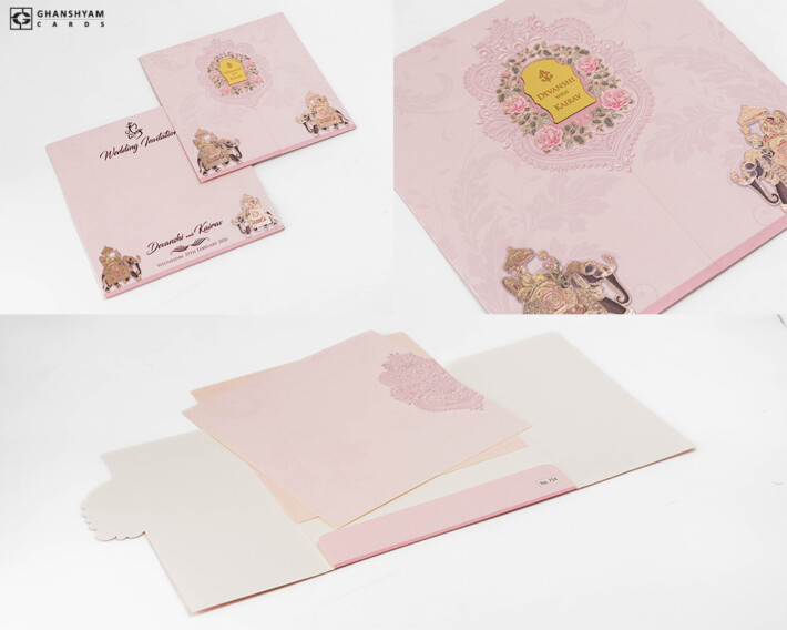 Budget Economical Wedding Card LM 754