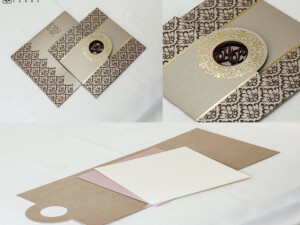 Centre Opening Budget Wedding Card LM 784