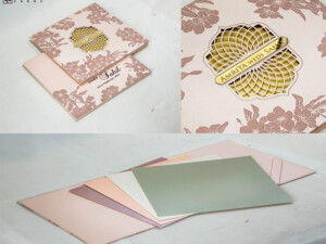 Laser Cutting Padded Wedding Card LM 801