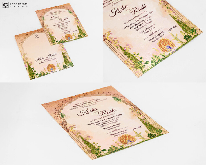 Engagement or Reception Invitation Design LM 837