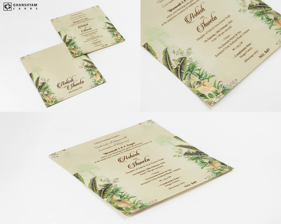Designer Engagement Invitation LM 849