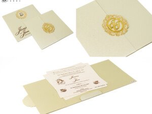 Elegant Budget Wedding Card LM 892