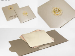 Royal & Elegant Wedding Card LM 693