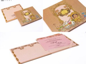 Traditional Padded Wedding Card LM 963
