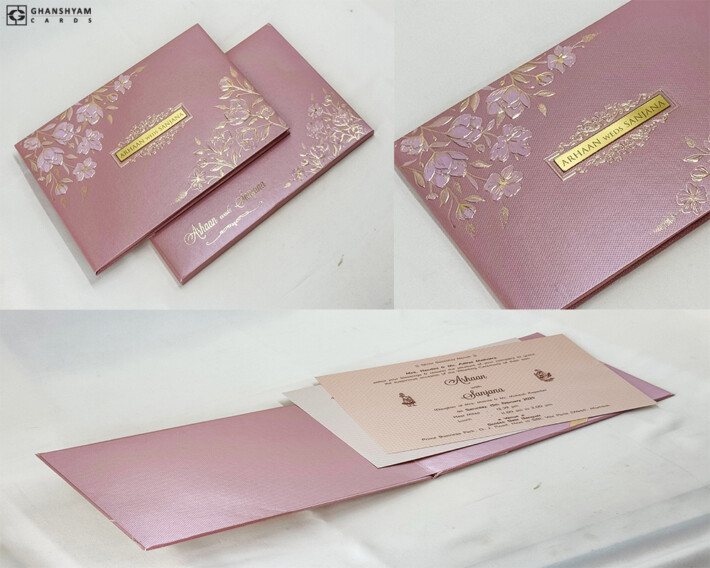 Padded Wedding Card Design MCC 9056