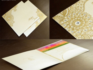Designer Wedding Card NS 103