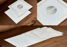 Elegant Padded Wedding Card Design PP 3270