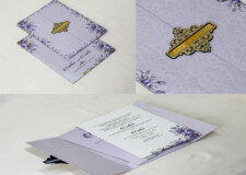 Centre Opening Floral Budget Wedding Card PP 3411