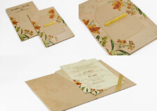 Padded Designer Wedding Card PP 3520