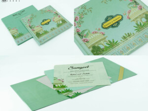 Jaipur Theme Designer Wedding Invitation Card PP 3523