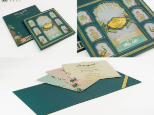 Jaipur Theme Designer Wedding Invitation Card PP 3526