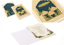 Jharookha Theme Wedding Card PP 3565