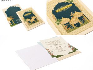 Jharookha Theme Wedding Card PP 3565