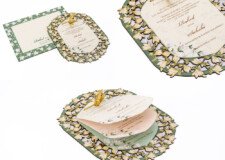 Floral Laser Cut MDF Wedding Card PP 3597