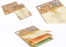 Designer Laser Cut MDF Wedding Card PP 3599