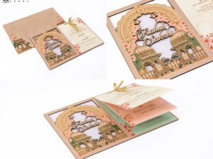 Designer Laser Cut MDF Wedding Card PP 3603