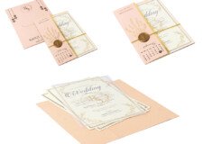 Designer Wedding Invitation with Wax Seal PP 3680