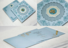 Lasercut Padded Wedding Card Design PR 2331