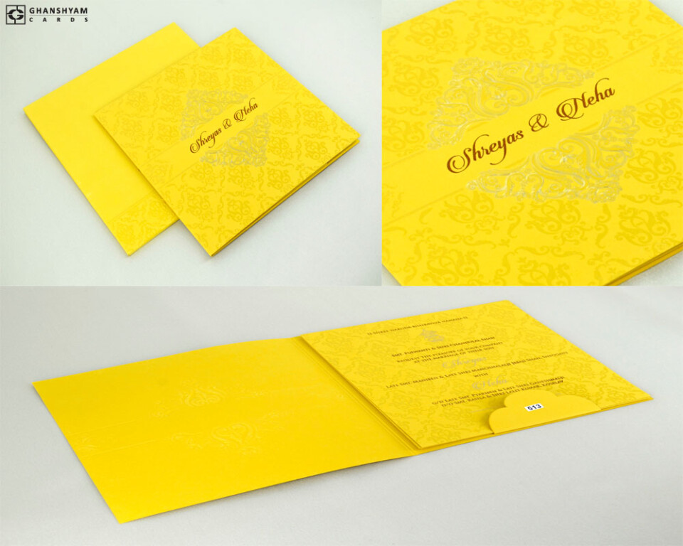 Budget Designer Wedding Card PR 513