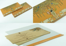 Shrinathji & Cow Theme Designer Wedding Card PR 646