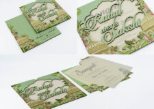 Royal MDF Pullout Wedding Card Design PR 894