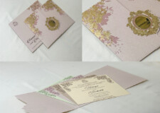 Budget Wedding Card Design RB 1906 Pink