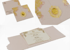 Budget Wedding Card RB 1902 Pink