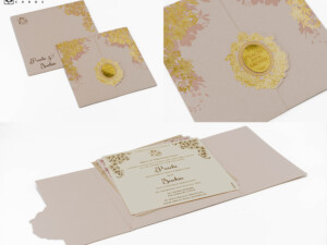 Budget Wedding Card RB 1902 Pink