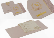 Budget Wedding Card RB 1906 Pink