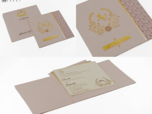 Budget Wedding Card RB 1906 Pink