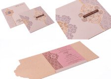 Designer Budget Wedding Card RB 2259 Cream
