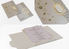 Budget Wedding Card RB 2260 Gold