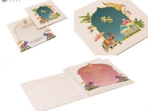 Designer Budget Wedding Card RB 2261