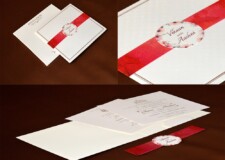Designer Wedding Card RN 2718
