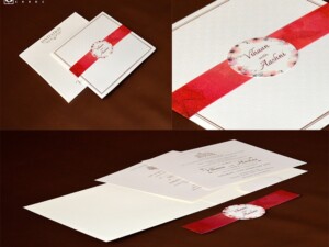 Designer Wedding Card RN 2718
