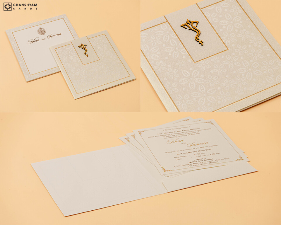 Designer Wedding Card RN 3111