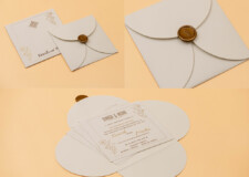 Designer 4 Fold Wedding Card RN 3130