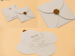 Designer 4 Fold Wedding Card RN 3130